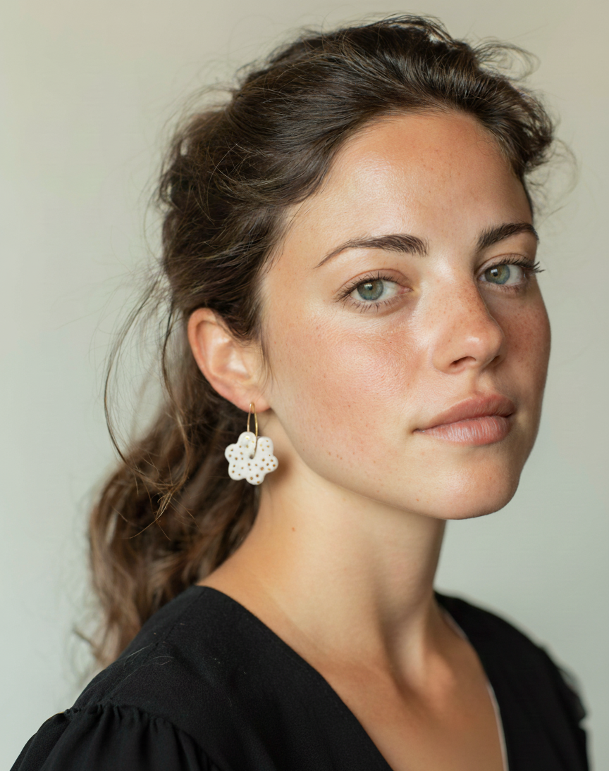 Pendientes Daurada Flor