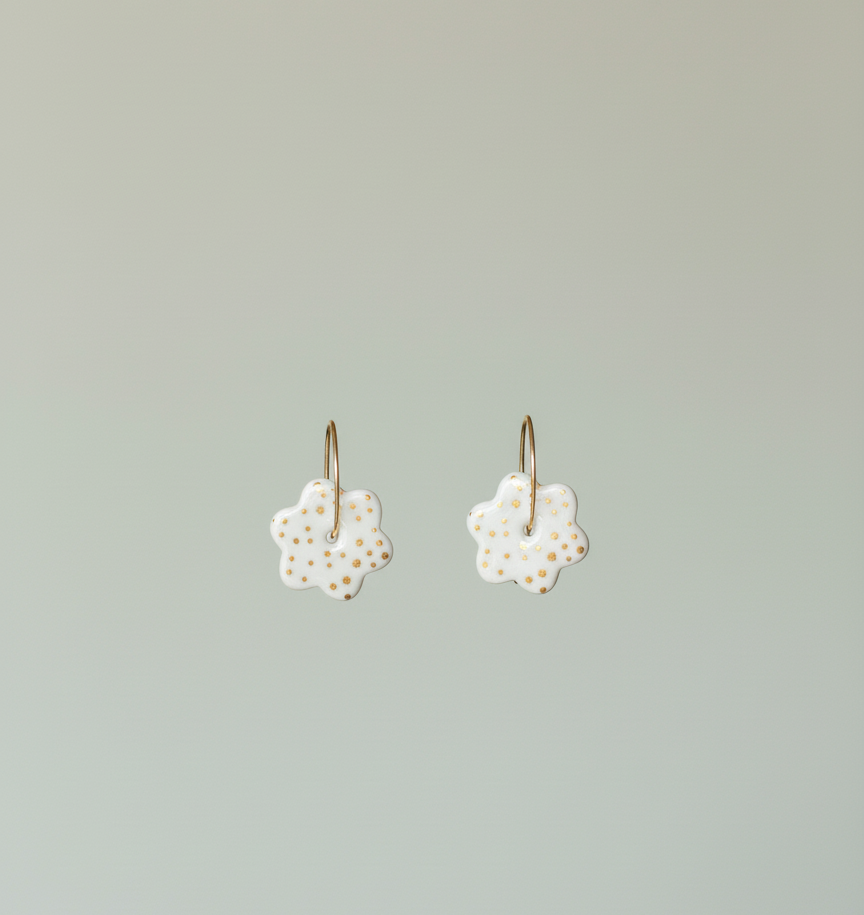 Pendientes Daurada Flor - Imagen 2