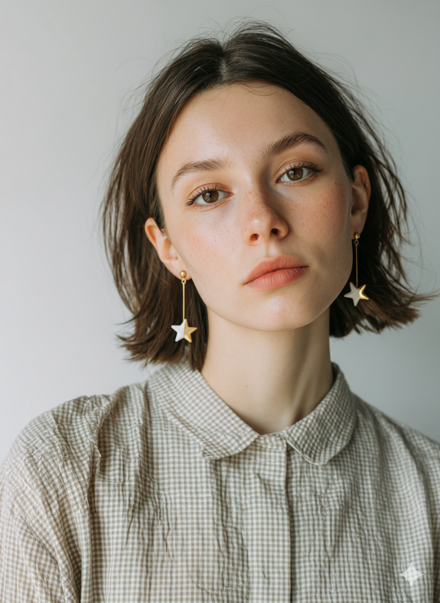 Pendientes Aspro Asteri