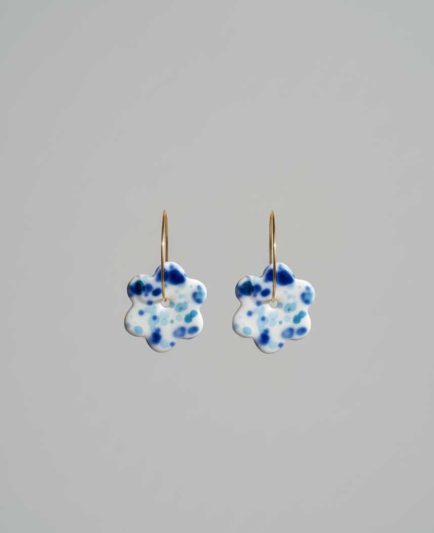 Pendientes Blava Flor - Imagen 3