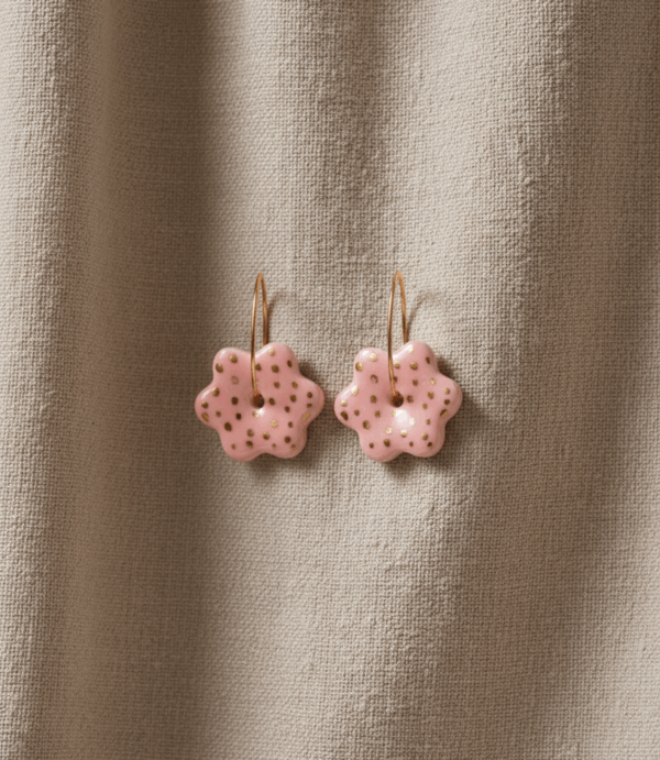 Pendientes Flor Ros - Imagen 2